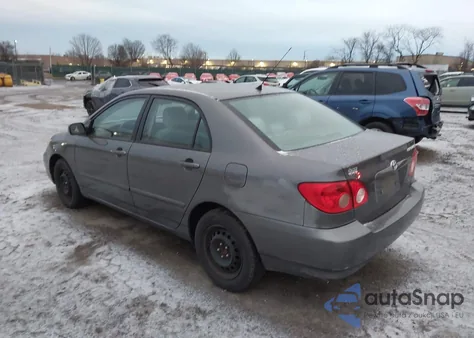 2007 Toyota Corolla Le z USA, uszkodzony, nr VIN 2T1BR30E67C791288